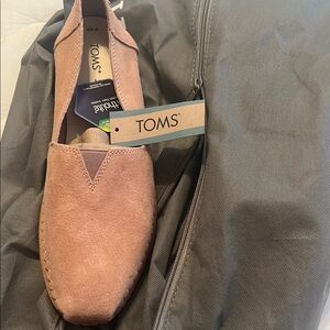 TOMS Men's Suede Loafers - Pink